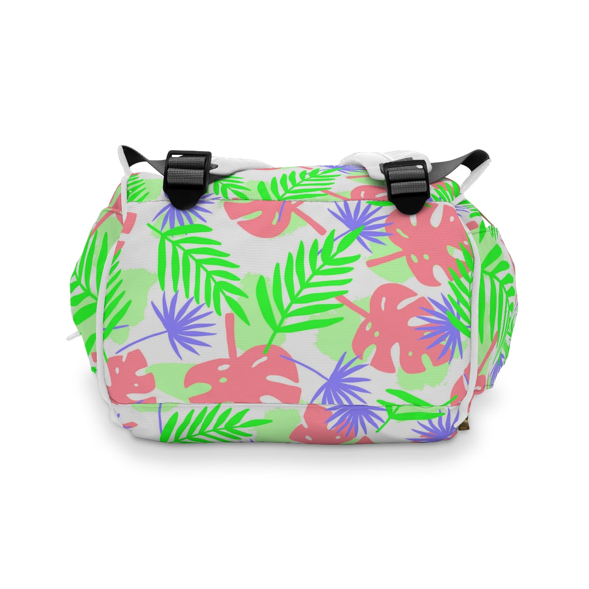 Tropical Leaves Multifunctional Backpack