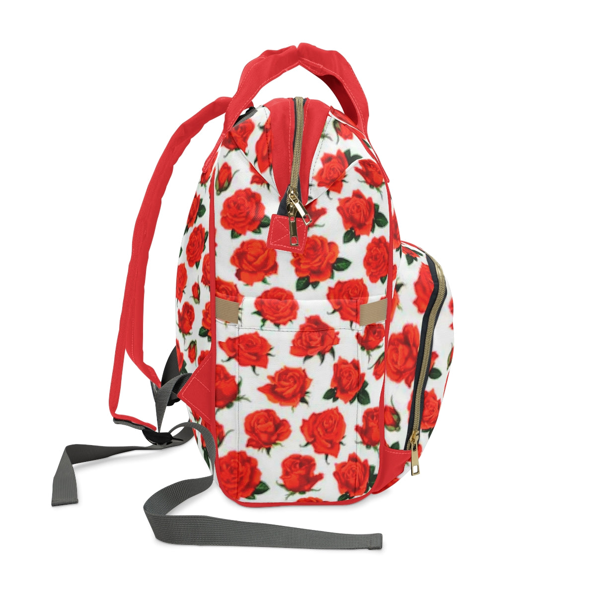 Red Roses Multifunctional Backpack