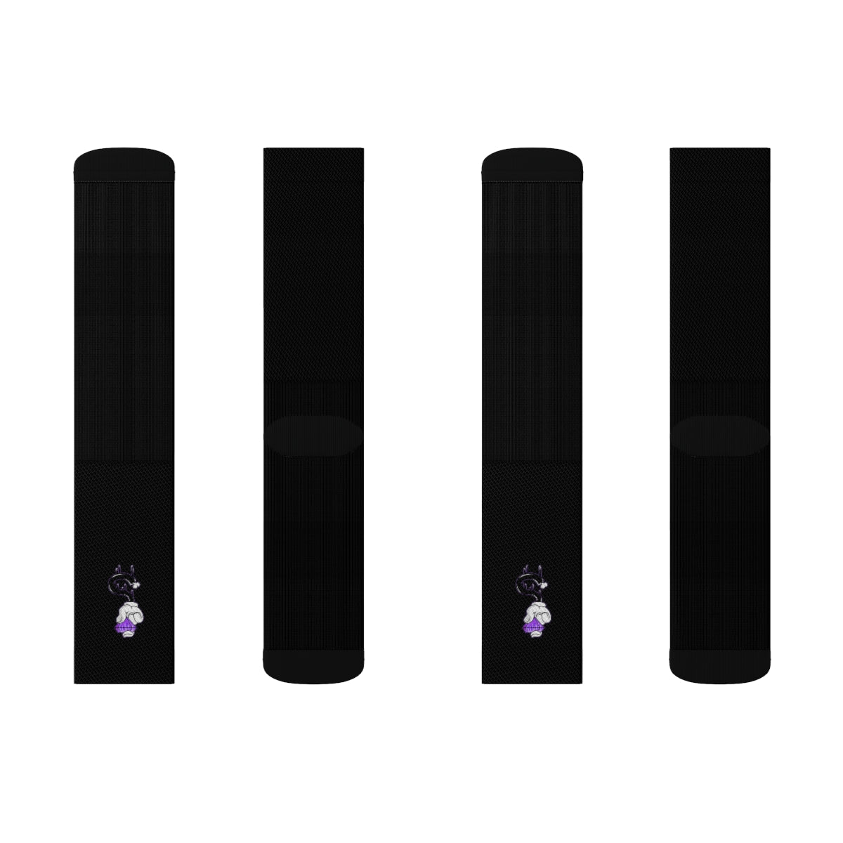 Purple Blood Diamond Crew Socks