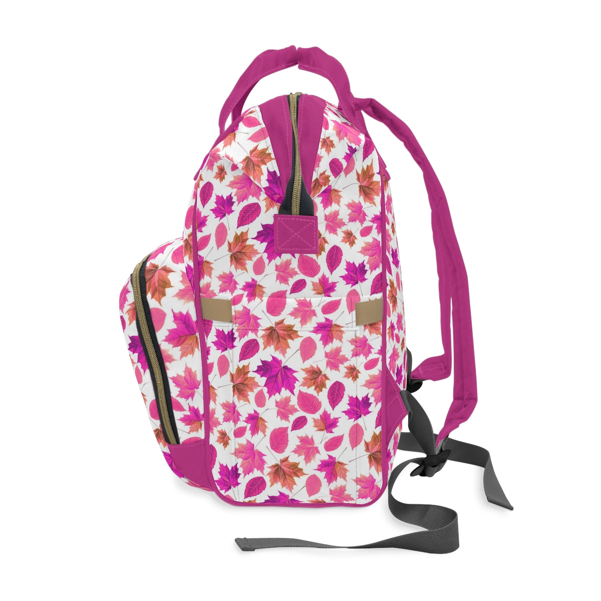 Colorful Autumn Leaves Multifunctional Backpack