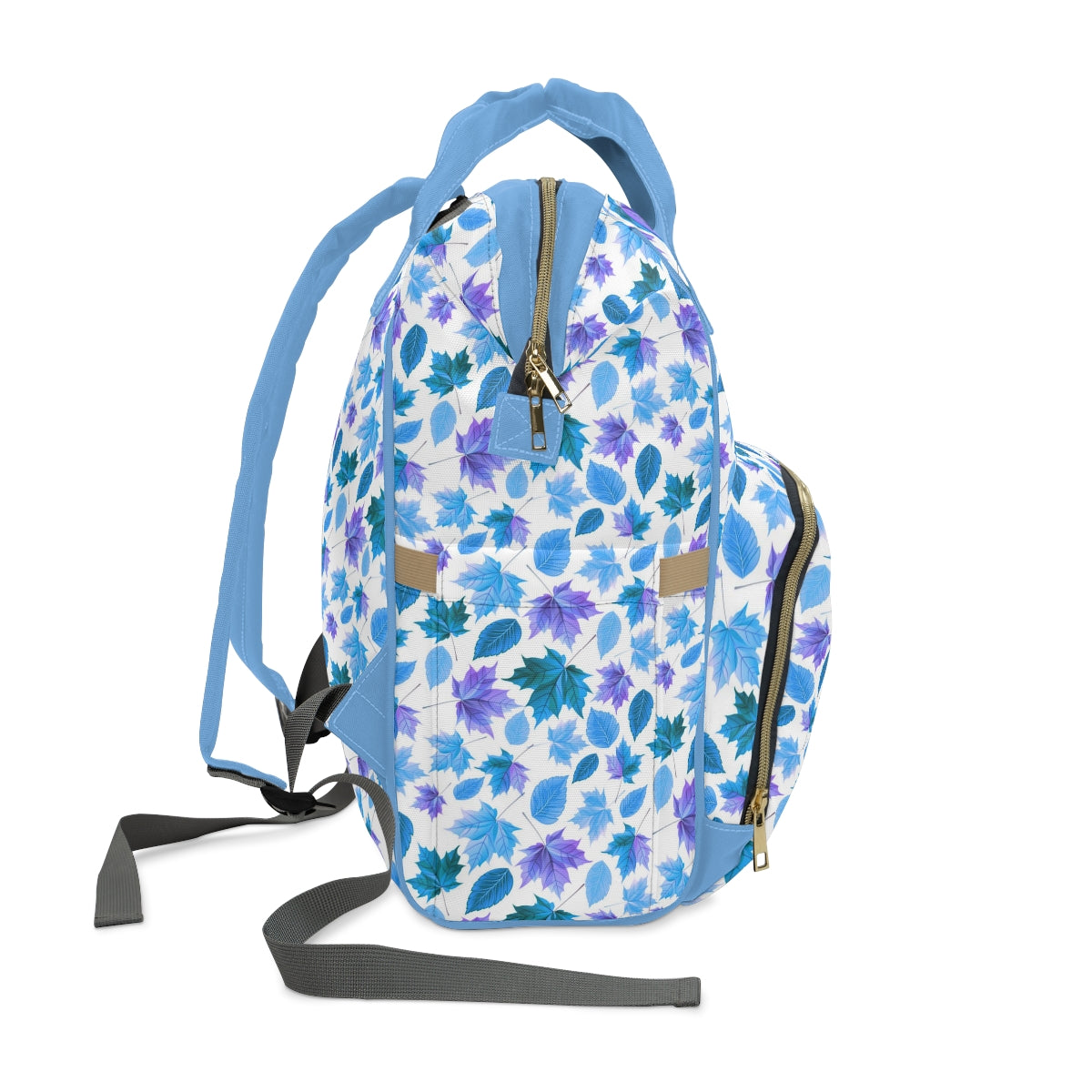 Colorful Autumn Leaves Multifunctional Backpack