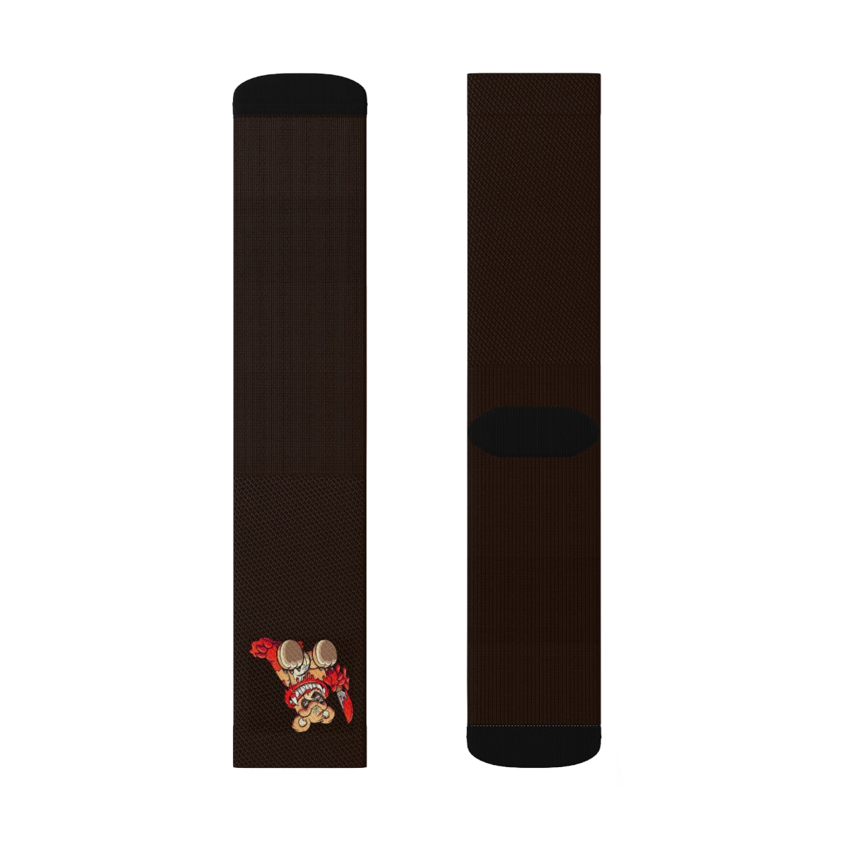 Evil Teddy Bear Crew Socks