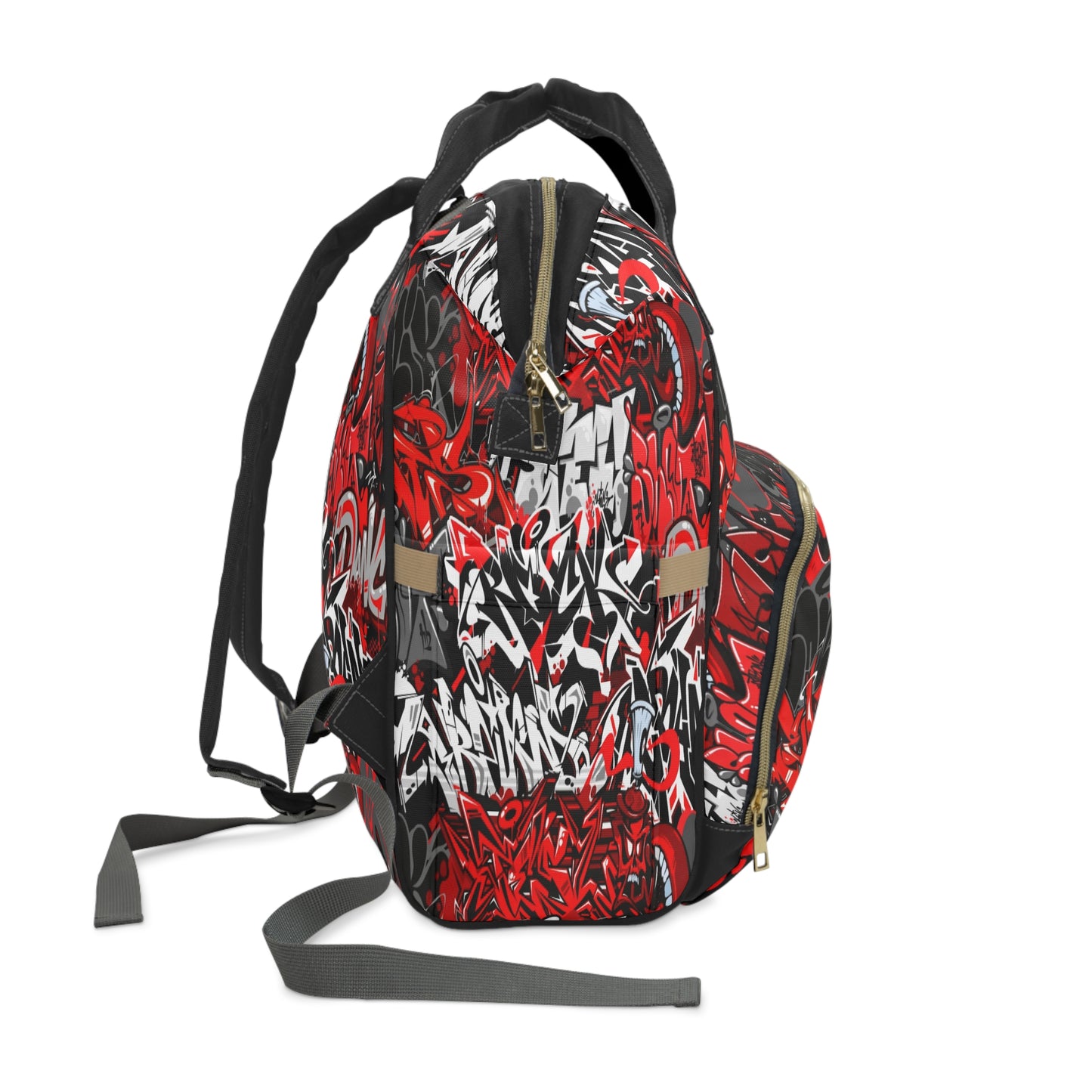 Graffiti Style Multifunctional Backpack