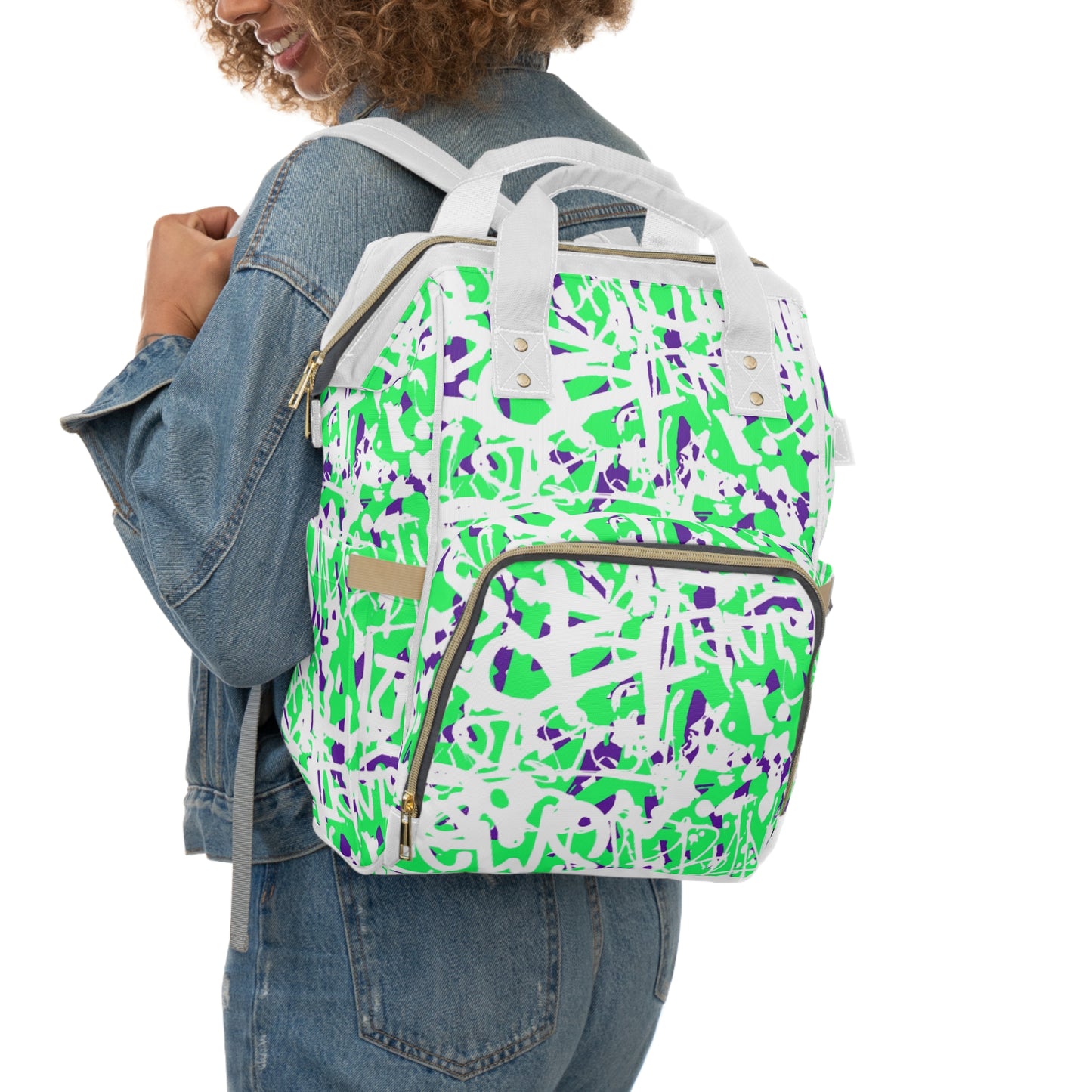 Graffiti Style Multifunctional Backpack