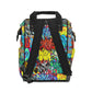 Graffiti Style Multifunctional Backpack