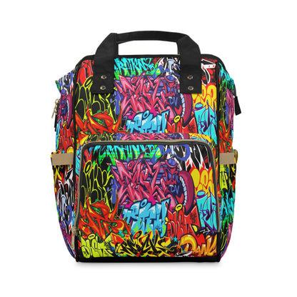 Graffiti Style Multifunctional Backpack