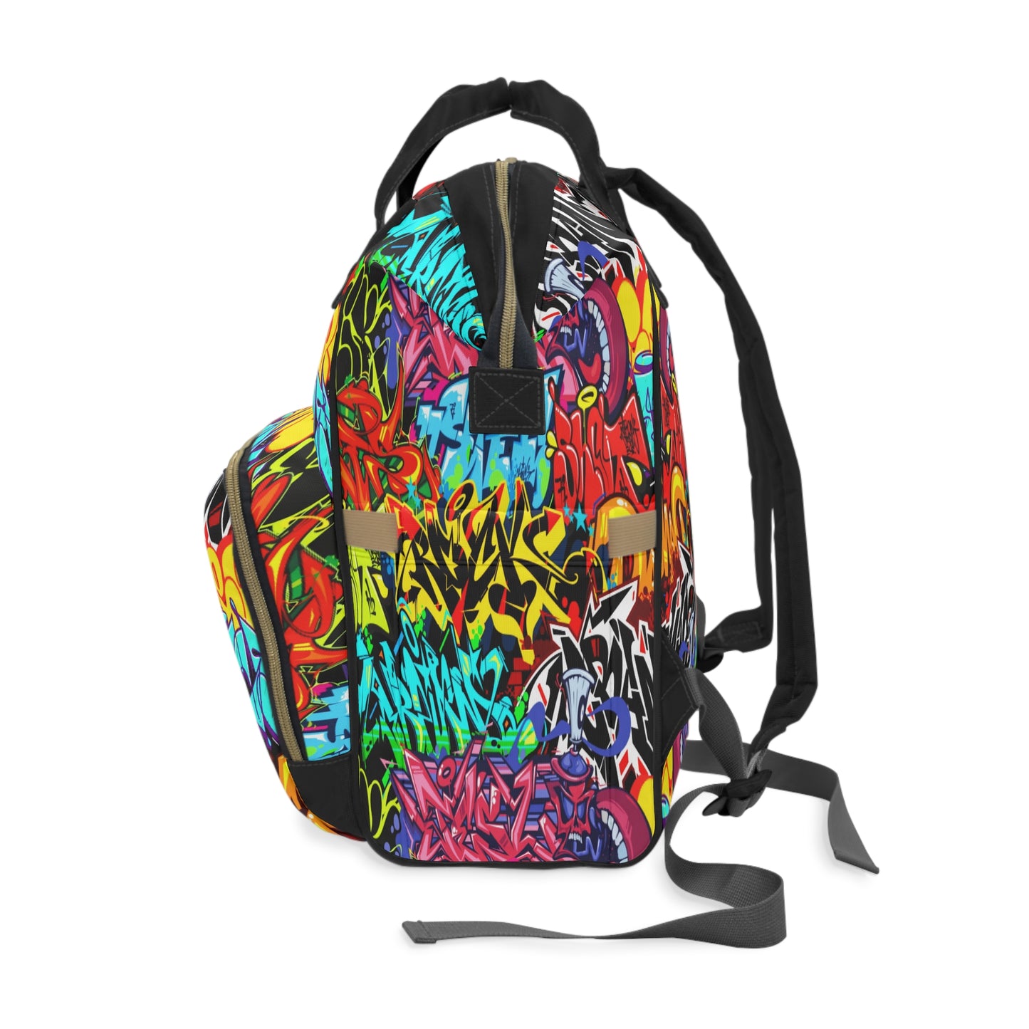 Graffiti Style Multifunctional Backpack