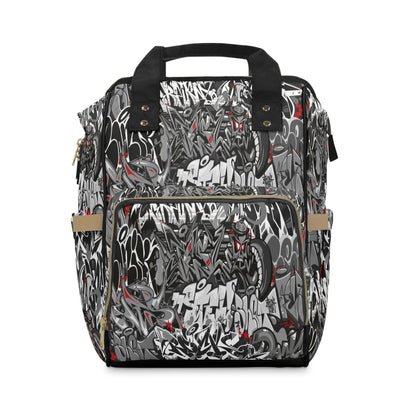 Graffiti Style Multifunctional Backpack