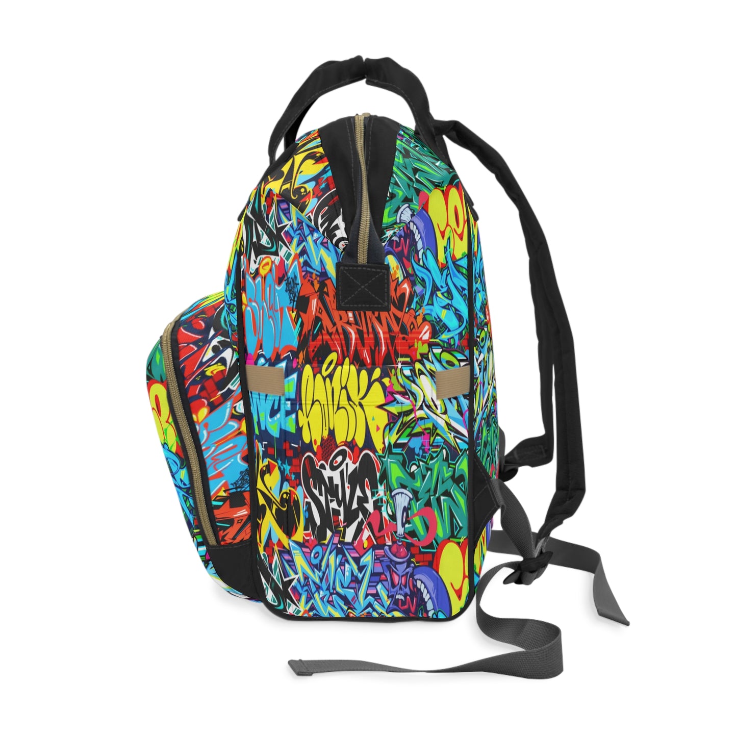 Graffiti Style Multifunctional Backpack