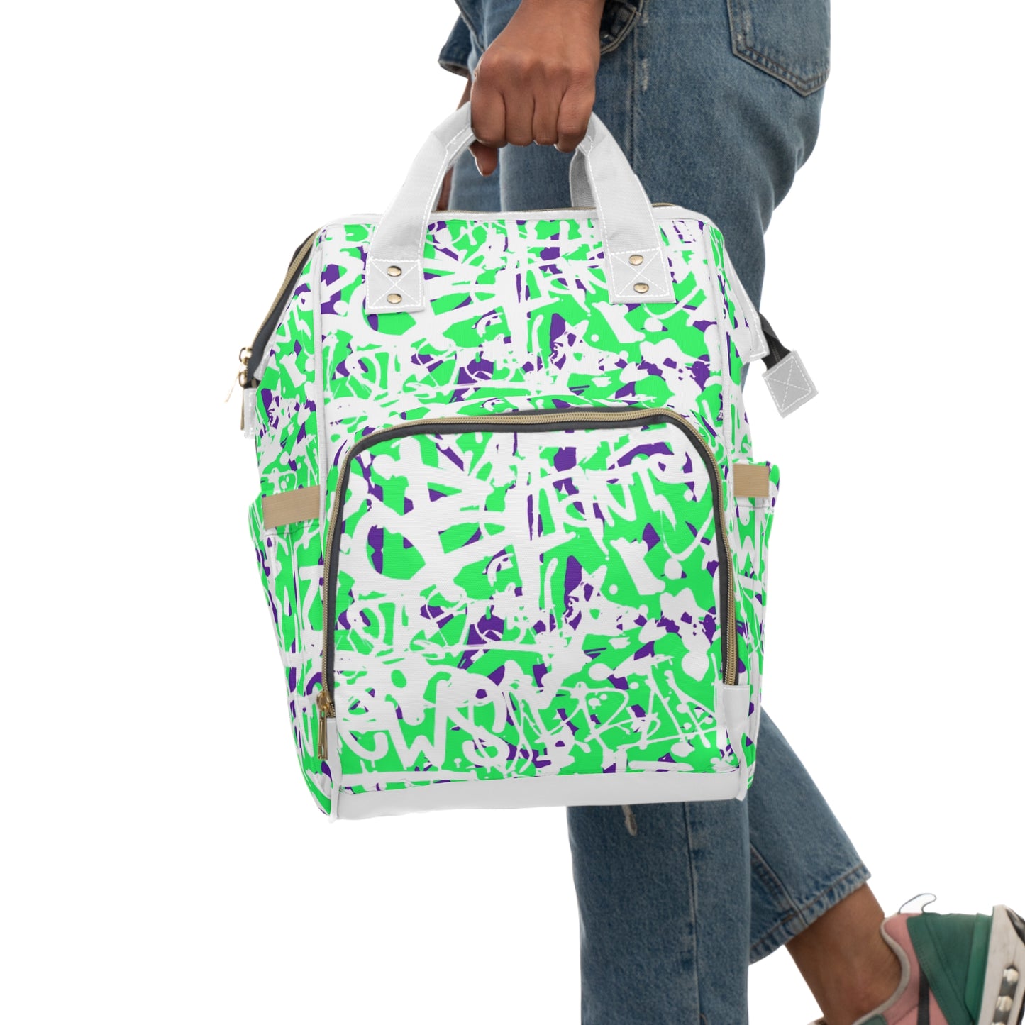 Graffiti Style Multifunctional Backpack