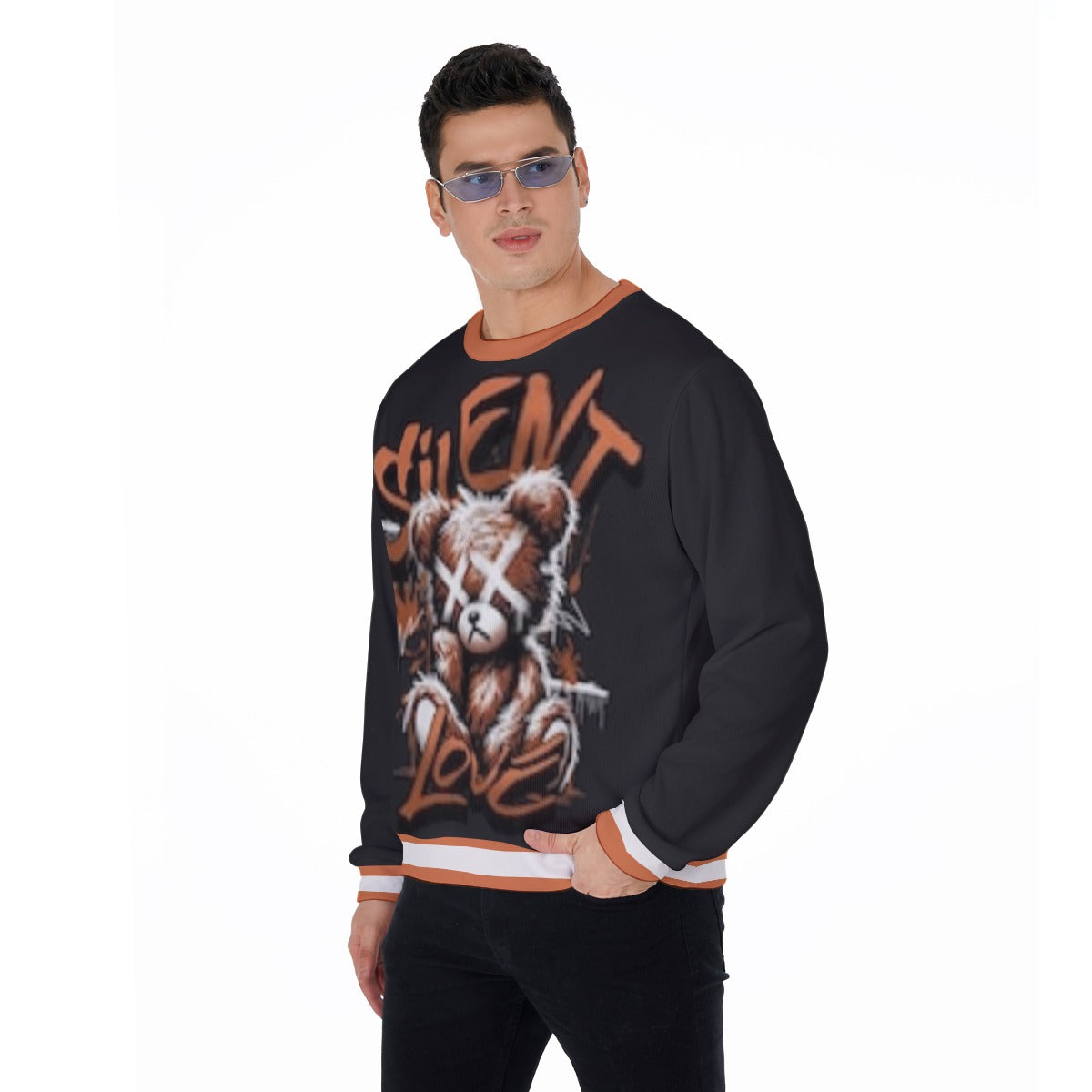 Silent Love Men's Thicken Sweater