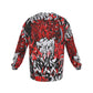 Graffiti Style Men's Drop Shoulder Round Neck Long-Sleeved Sweatshirt