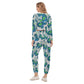 Women's Spring Time Vibes Crop Hoodie Sports Set