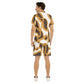 Men's Golden Chains Short Sleeve Shirt Set