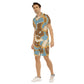 Men's Golden Chains Short Sleeve Shirt Set
