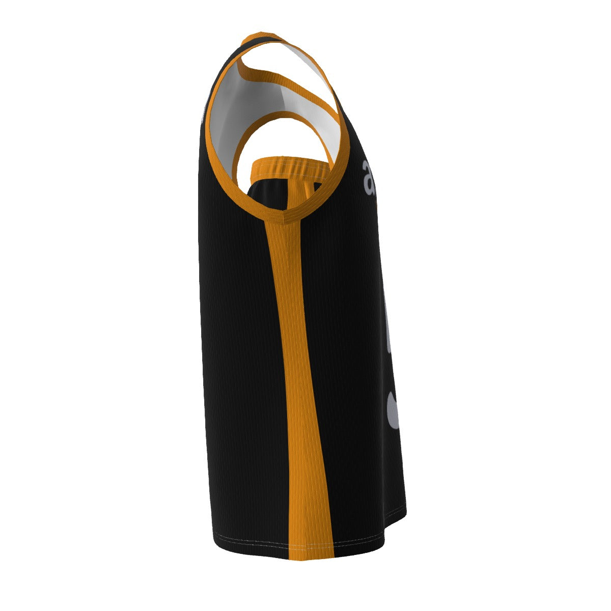 Black With Stripe Amazon V Neck Basketball Suit