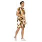 Men's Golden Chains Short Sleeve Shirt Set