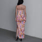 Women's Beatiful Garden Long Dress With Slit