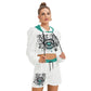 Bite Me Women's Micro Fleece Hoodie And Shorts Set