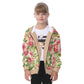 Kid's Baroque Florals Heavy Fleece Zip Up Hoodie