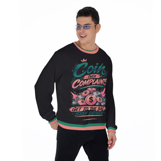 Coins Over Complaints Men's Thicken Sweater