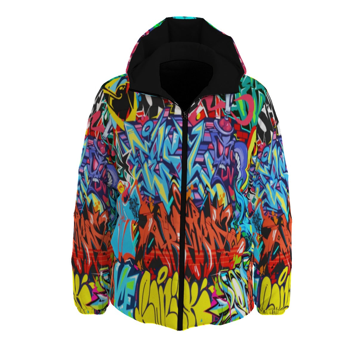 Graffiti Style Winter Time Jacket Unisex