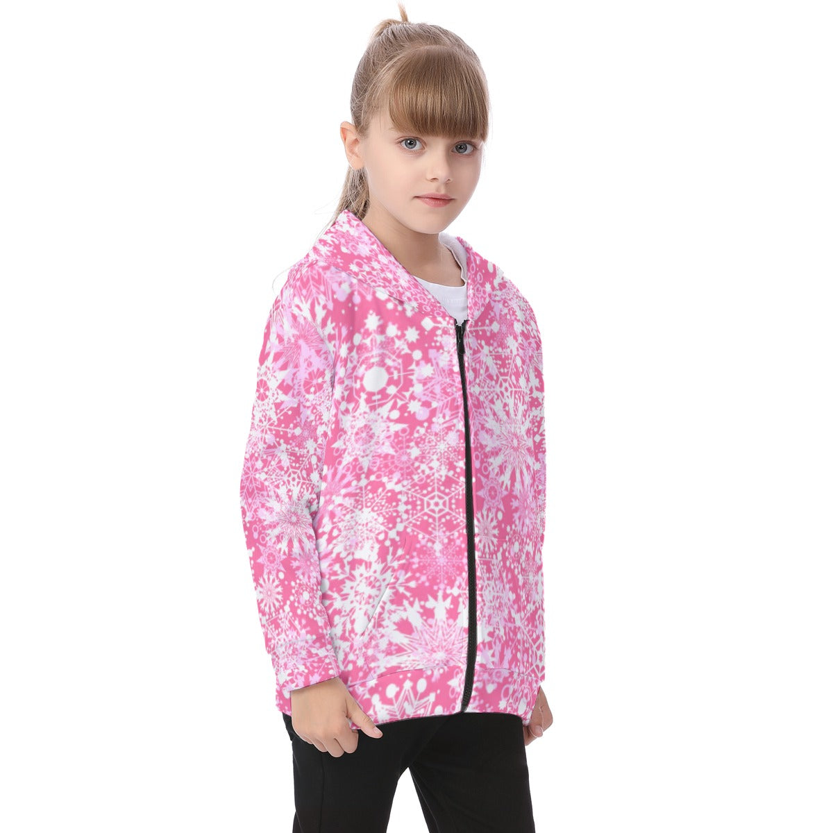 Kid's Winter Wonderland Heavy Fleece Zip Up Hoodie
