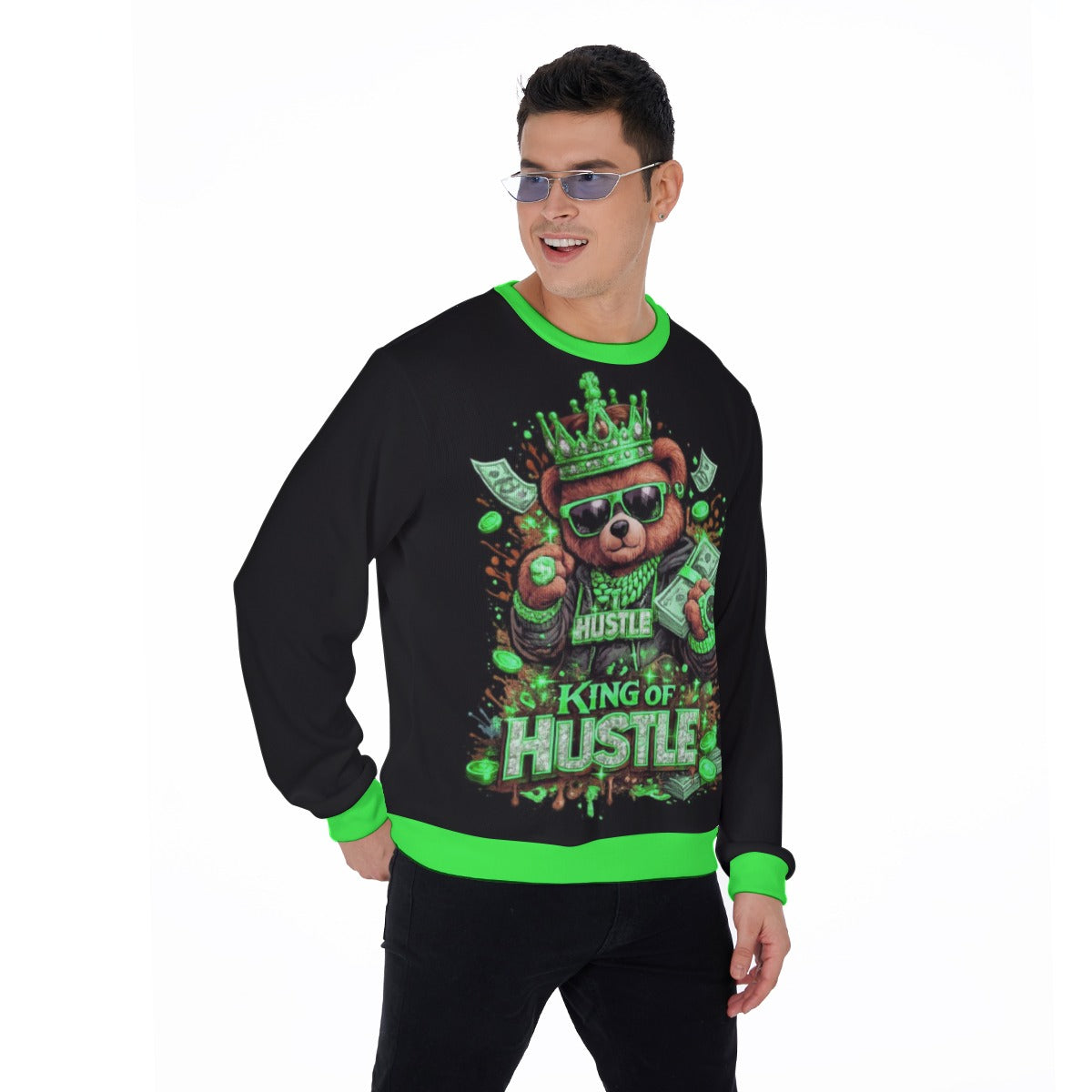 Men's Hustle King Thicken Sweater