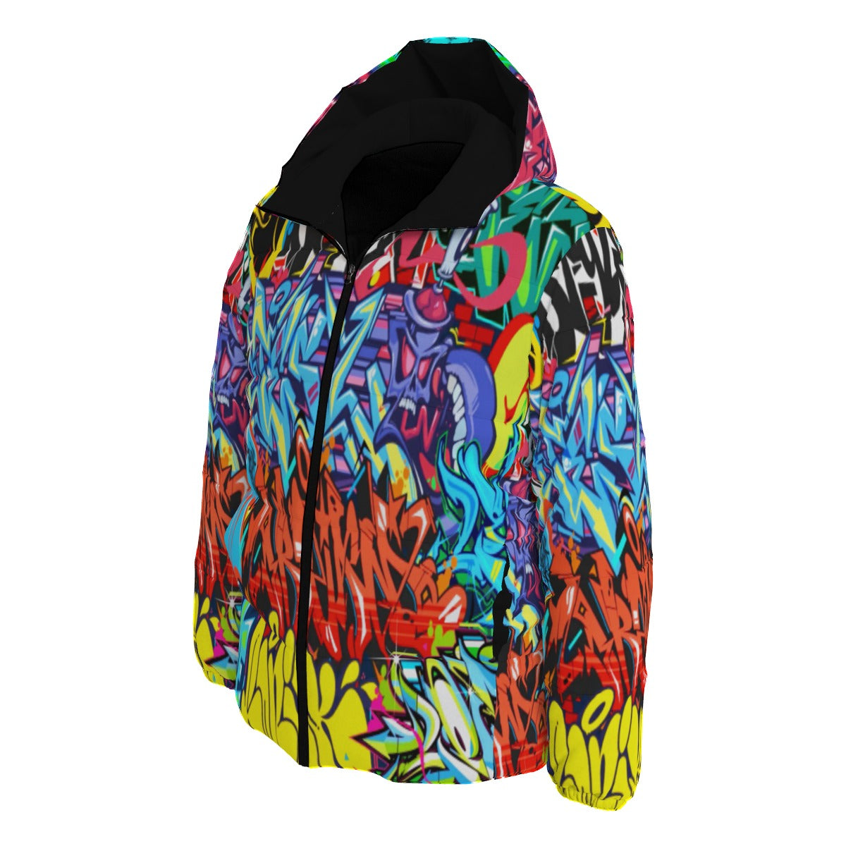 Graffiti Style Winter Time Jacket Unisex