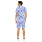 Men's Beach Vibes Short Sleeve Shirt Set