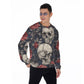 Men's Skulls & Roses Thicken Sweater