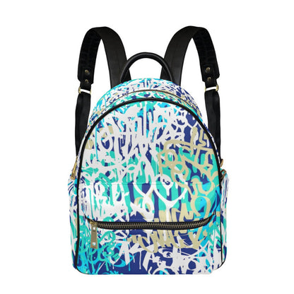 Graffiti Style Small Size Backpack