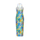 Women's Tropic Summer Vibes Sexy Hollow Cami Dress