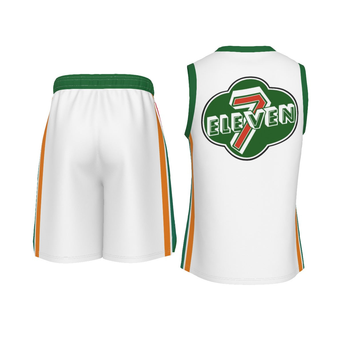 7/11 Men's V Neck Basketball Suit