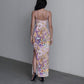 Women's Beatiful Garden Long Dress With Slit