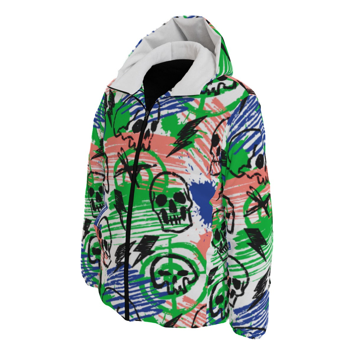 Grunge Skulls Winter Time Jacket Unisex