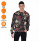 Men's Skulls & Roses Thicken Sweater