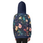 Kid's Watercolor Night Heavy Fleece Zip Up Hoodie