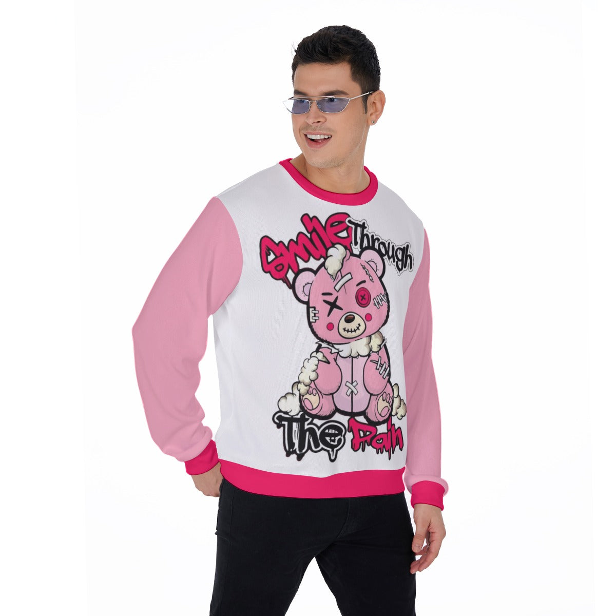 Men's Smile Through The Pain Thicken Sweater
