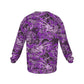 Vintage Japanese Men's Drop Shoulder Round Neck Long-Sleeved Sweatshirt