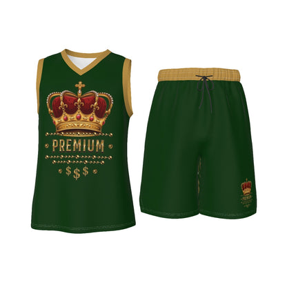 Made Royal Men's V Neck Basketball Suit