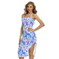 Beach Vibes Back Cross Cami Dress
