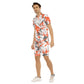 Men's Paint Splatter Short Sleeve Shirt Set
