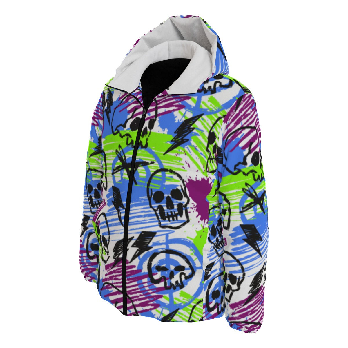 Grunge Skulls Winter Time Jacket Unisex