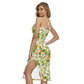 Beach Vibes Back Cross Cami Dress