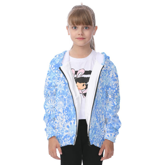 Kid's Winter Wonderland Heavy Fleece Zip Up Hoodie
