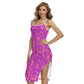 Beach Vibes Back Cross Cami Dress