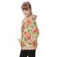 Kid's Baroque Florals Heavy Fleece Zip Up Hoodie
