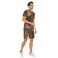 Men's Floral Short Sleeve Shirt Set