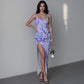 Women's Beatiful Garden Long Dress With Slit